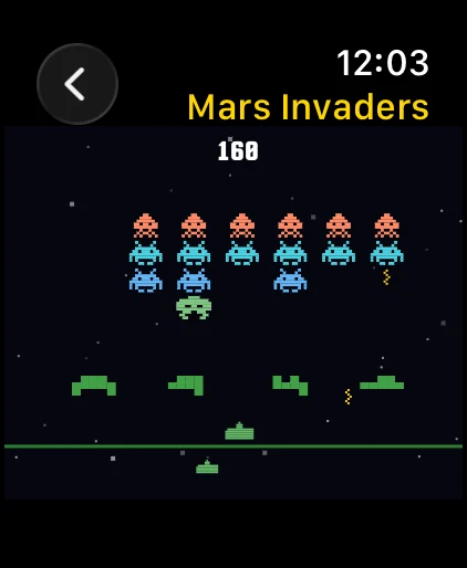 Mars Invaders gameplay