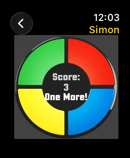 Simon on Apple Watch